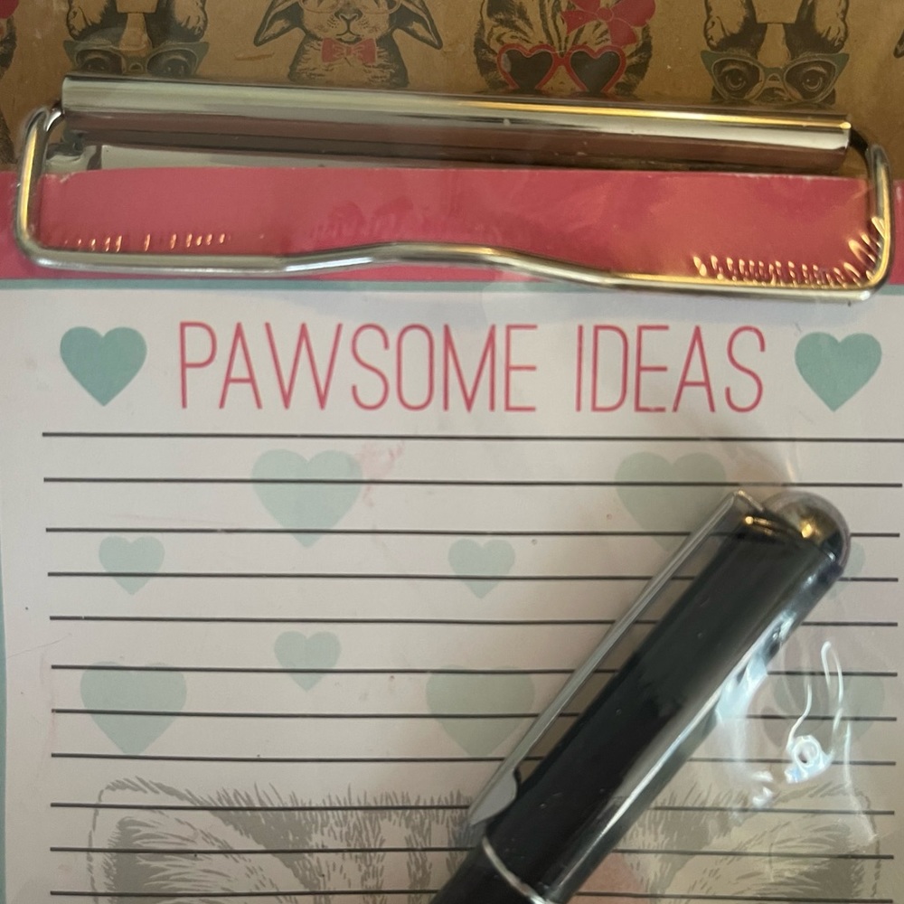 SOLD ✅ 🆕 [Tri-Coastal Design] “Pawsome Ideas” Memo Pad Set 🐾 - Picture 2 of 4